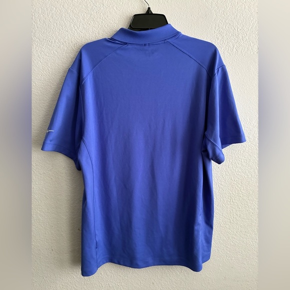 Nike Men Dri-FIT Micro Golf Polo Tee Blue L - Picture 3 of 13